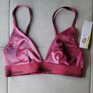 Calvin Klein Velvet Bralette